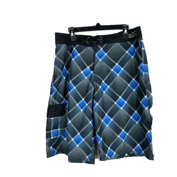 Nike Other - Nike 6.0 boardshorts Mens size 29 Diamond print Swim Beach Blue Beach